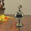 OM Swastik Hindu Brass Akhand Jyoti Diya for Pooja Indian Akhand Diya for Home Pooja